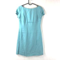 フォーティーナインアベニュージュンコシマダ 49AV.junko shimada ワンピース 半袖 リボン ティファニーブルー系 9サイズ 891933