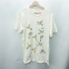 ◇ ⊂ Levi's リーバイス 半袖 Tシャツ サイズM アイボリー レディース E  【1409240000433】