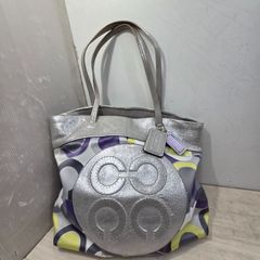 極美品】コーチ ジュリア オプアート トートバッグ 14970 マルチカラー 