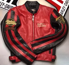 ハ−レ− ダビッドソン　レアモデル　シングルライダースレザージャケット 2025年最新】Harley-Davidson シングルライダースの人気アイテム