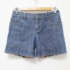バーバリーブルーレーベル BURBERRYBLUELABEL ショートパンツ デニム ロゴボタン a952412n
