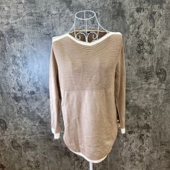 ☆HK　WORKS　LONDON☆♪スリットニット♪ブラウン♪大人可愛い♪(M)