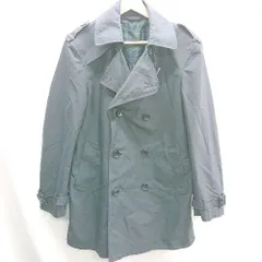 ◇ ⊇ NAVY PREMIUM ダブルボタン 長袖 トレンチコート サイズM ネイビー レディース E  【1410100013104】のサムネイル