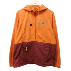 エルエルビーン L.L.BEAN 美品 マウンテン クラシック アノラック ジャケット パーカー カラーブロック 切替 M オレンジ ブラウン 系 500907 0919