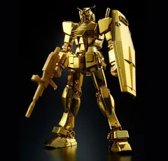 ガンダムゴールドコーティング＆アクションベース連邦軍Ver.メタリック ガンダムベース限定景品 アクションベース1連邦軍Ver
