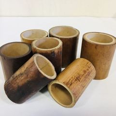 竹材　竹　5個セット　茶道　自然　DIY　工作　中古リユース　送料無料　モノファクトリー