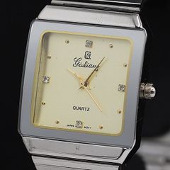 新品Charles Perrinタングステン腕時計メンズ未使用ワインレッド