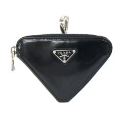  プラダ ポーチ 1TL433 ブラック レザー 中古