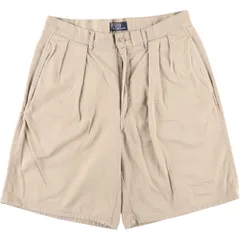 古着 90年代 ラルフローレン Ralph Lauren POLO by Ralph Lauren ツータック チノショーツ ショートパンツ USA製 メンズw32相当/eaa417767
