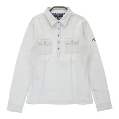 サイズ：M CALLAWAY キャロウェイ  長袖ポロシャツ ポケット  ホワイト系 [240101496684] ゴルフウェア レディース ストスト