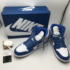 01w-3575 Nike Air Jordan 1 High OG True Blue 28.5cm ナイキ エア ジョーダン 1 レトロ ハイ オージー トゥルーブルー/ホワイト-セメントグレー DZ5485-410  スニーカー  【中古品】
