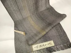 平和屋着物▽羽織・コート　反物　羽尺　スリーシーズン　春夏秋　つづら織　間道　上代29万　逸品　未使用　DAAW7431zzz