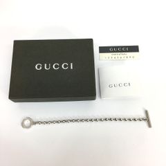 ■GUCCI グッチ ボールチェーンブレスレット シルバー アクセサリー