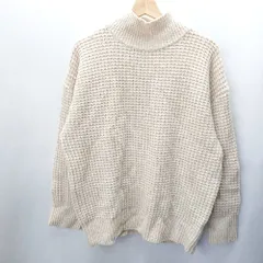 ◇ green label relaxing グリーンレーベル リラクシング 長袖 ニット サイズ表記なし アイボリー レディース E  【1407020031318】