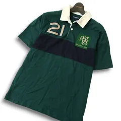 McGREGOR マクレガー 春夏★ 半袖 ワッペン ナンバリング ラガー ポロシャツ Sz.M メンズ