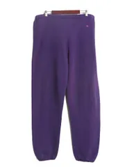 【お得なクーポン配布中!】 70s USA製 ラッセル 無地 スウェット パンツ メンズ レディース XL 70年代 ヴィンテージ RUSSELL 裏起毛 ワンポイント トレーナー パープルのサムネイル