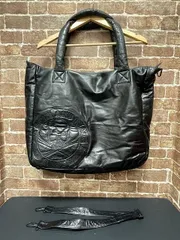 ロエン Roen × Dakota コラボ スタッズスカル レザートートバック