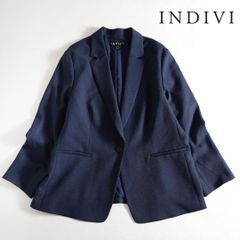 極美品☆インディヴィ ブルー スーパーシャルムウールビーバー マキシ 
