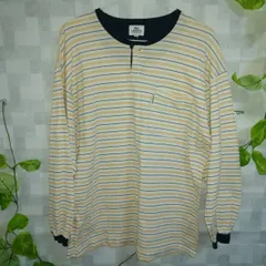 ラコステ　長袖ポロシャツ　Mサイズ　ボーダー柄　オレンジ・ネイビー・白色のボーダー柄　ロゴ入り　LACOSTE