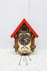 シチズン　カッコー鳩時計　クオーツ　オルゴールギミック付　正常稼働品　花のワルツ CITIZEN ハト時計 鳩時計 花のワルツ