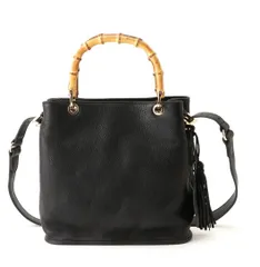 13,800yen→11,800yen 期間限定！バンブーを使用した本革バッグ