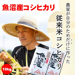 令和6年新米/魚沼産コシヒカリ（従来米）5kg×2袋