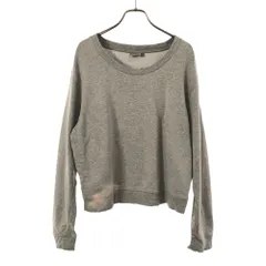 カーハート 長袖 ショート丈 トレーナー S グレー Carhartt レディース 古着 【240320】