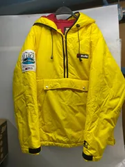 ●starter black label　スターターブラックレーベル　ジャンバー　コート　イエロー　メンズLサイズ　中綿ポリエステル　中古 u250105_28