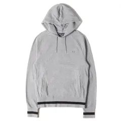 FRED PERRY フレッドペリー パーカー サイズ:S ワンポイント ローレル 刺繍 鹿の子 パーカー Pique Hooded Sweat J9522 トップス フーディー プルオーバー SPORTWEAR グレー【メンズ】のサムネイル