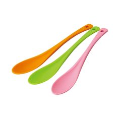 食洗機OK 耐熱 スリム スプーン 子供 シリコン 3本セット お年寄り スリムなシリコーンスプーン コモライフ