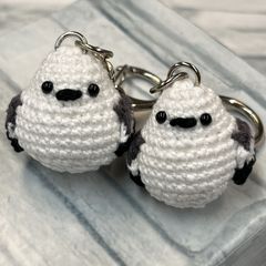 ハンドメイド　シマエナガ　チャーム　2点セット　②