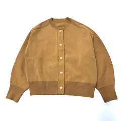 【 ROPÉ／ロペ 】 ニットブルゾン風カーディガン ブラウン 38 レディース