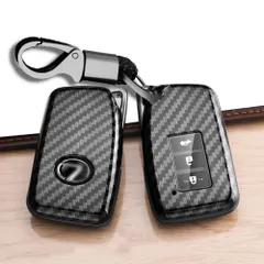 新品 ONTTO レクサス スマート キーケース キーカバー オシャレ 手触りいい 高級 キーホルダー 汚れ、傷防止 落ちにく LEXUS NX IS GS RX RC250 GS250 GS300h等に適用 ABSプラスティック製 リモコンケース 車用 保護