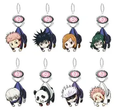 呪術廻戦 UFOつままれ アクリル キーチェーンマスコット 全8種セット