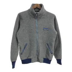 80年代 patagonia パタゴニア フリースジャケット アウトドア グレー(メンズ M相当)中古 古着 T8813
