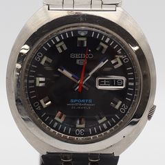 デッドストック級 稼働 良品 セイコー ファイブ 7S36-0060 ブラック文字盤 AT/自動巻 メンズ腕時計 2000000 NSK ABC16260 KTU  