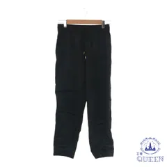 ☆美品☆ BEAUTY&YOUTH UNITED ARROWS ビューティアンドユースユナイテッドアローズ スラックス パンツ ゴム紐 カジュアル シンプル レディース ブラック L キュプラ 日本製 901-6719 送料無料 古着