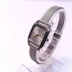 【稼働品　ベルト交換済】SEIKO　腕時計　クレドール　CREDOR　1271‐5020　クォーツ  シルバー　3針　オクタゴン