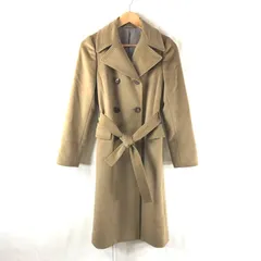 ケーティーキヨコタカセ K.T KIYOKO TAKASE コート ダブルボタン リボンベルト アンゴラ 羊毛 日本製 ベージュ 9サイズ 886933のサムネイル