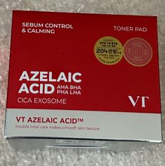VT アゼライン酸 AZ トナーパッド 60枚180ml 拭き取り化粧水パッド　韓国コスメ　ニキビ　鎮静