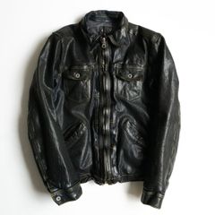 【ポーランドショルダー】ISAMU KATAYAMA BACKLASH【シングルライダース ジャケット】XL イサムカタヤマバックラッシュ 牛革 25070348