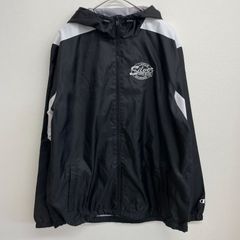 CHAMPION トラックジャケット パーカー ブラック【メンズL】