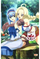 【中古】タペストリー アルシェ＆チーカ 描き下ろしB2タペストリー 「PS5/Switchソフト FARMAGIA(ファーマギア)」 ビックカメラグループ購入特典