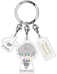 【中古】キーホルダー 5.凪誠士郎×シナモロール 3連アクリルキーホルダー 「ブルーロック×サンリオキャラクターズ」
