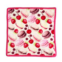 FEILER フェイラー ハンカチタオル マカロン Macarons beige 133 pink 25cm ギフト 誕生日ギフト 出産祝い