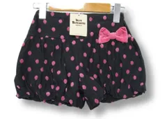 〇【新品】ミキハウス Hot Biscuits ホットビスケッツ 4130円 ショートパンツ バルーンパンツ 水玉 リボンモチーフ 110 ■管理番号L29220sss25-250802-★（198）