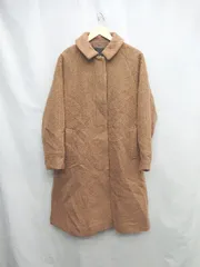 ◇ ⊇ JEANASIS ジーナシス 肌触り良好 長袖 ロングコート サイズF ブラウン系 レディース E  【1504210005200】