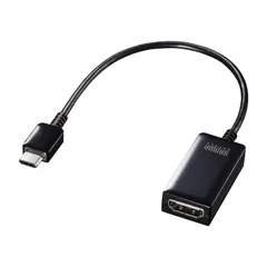 （まとめ買い）サンワサプライ USB Type-C-HDMI変換アダプタ 4K/60Hz/HDR対応 AD-ALCHDR02 【×3セット】