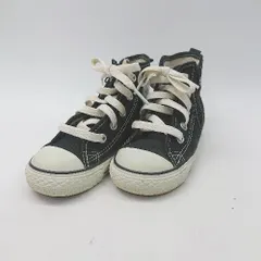 ◇ Θ CONVERSE コンバース オールスター ハイカットスニーカシューズ サイズ17 ブラック系 キッズ E  【1506130005841】