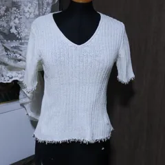 LANVIN ニット　半袖　トップスのサムネイル